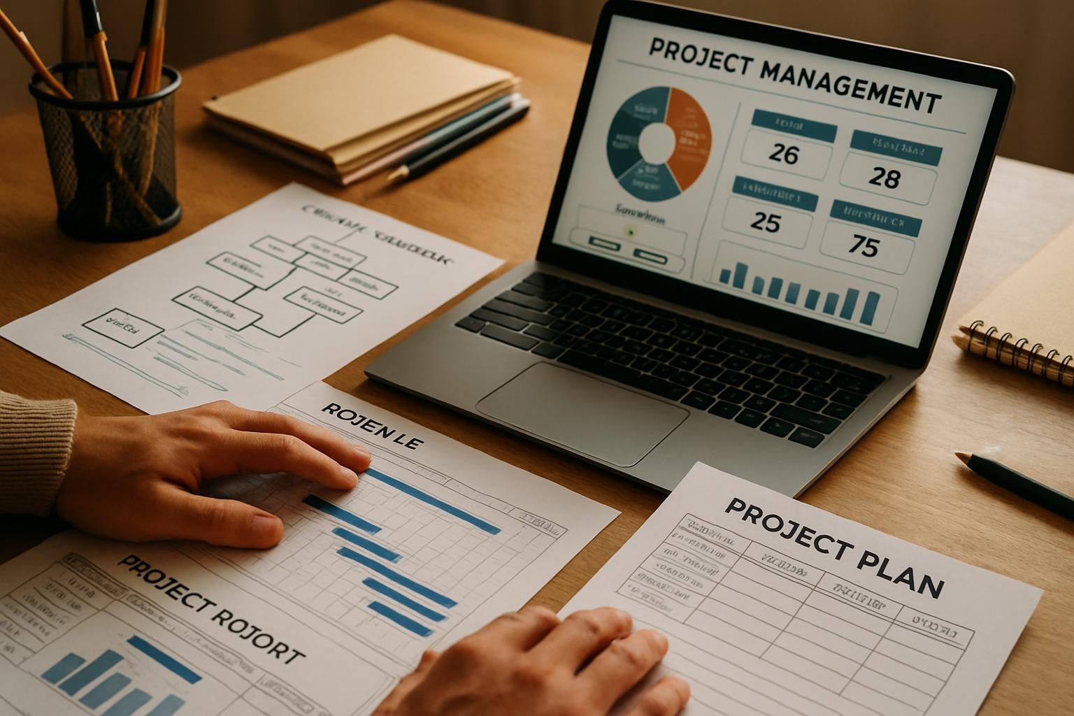 Project documents and dashboard highlighting enterprise AI pilot challenges.