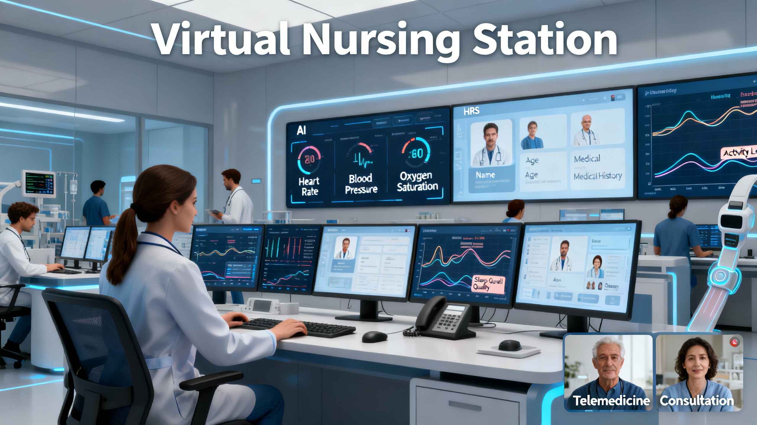 Clinical-Grade AI enabling virtual nursing and scalable patient monitoring systems.