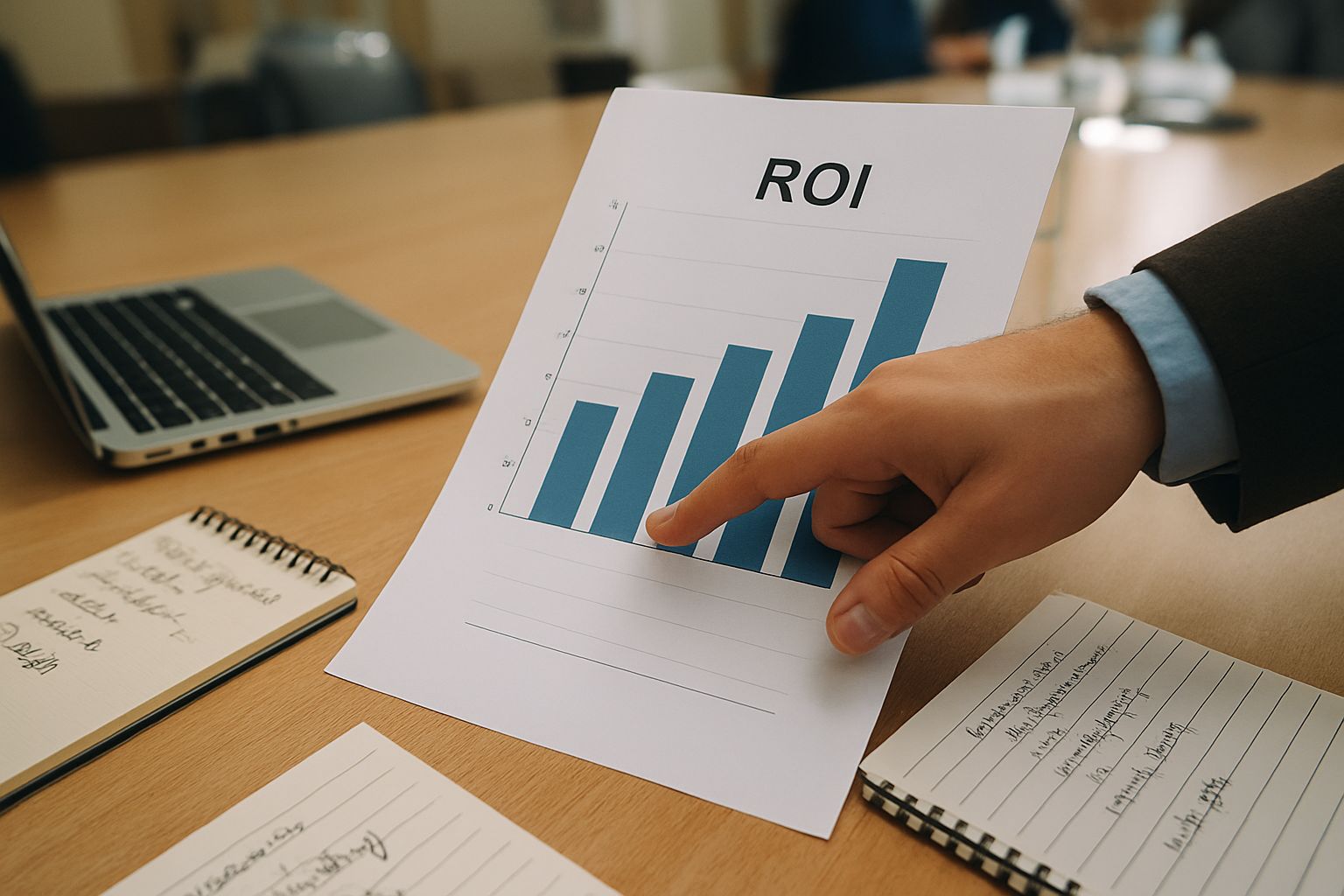 ROI analysis highlighting importance of adoption strategy execution