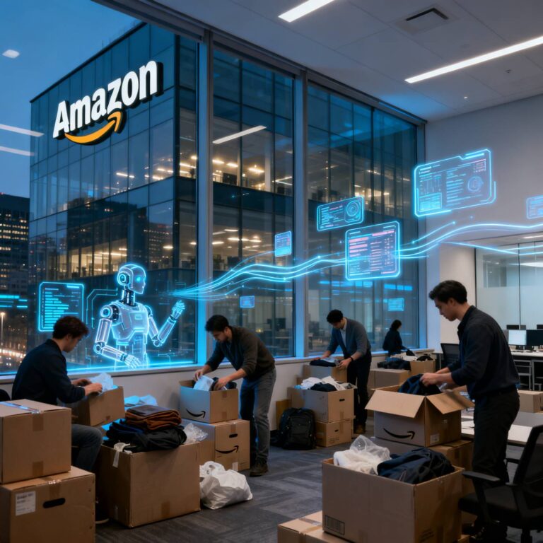Amazon Layoffs Linked to AI Efficiency Drive