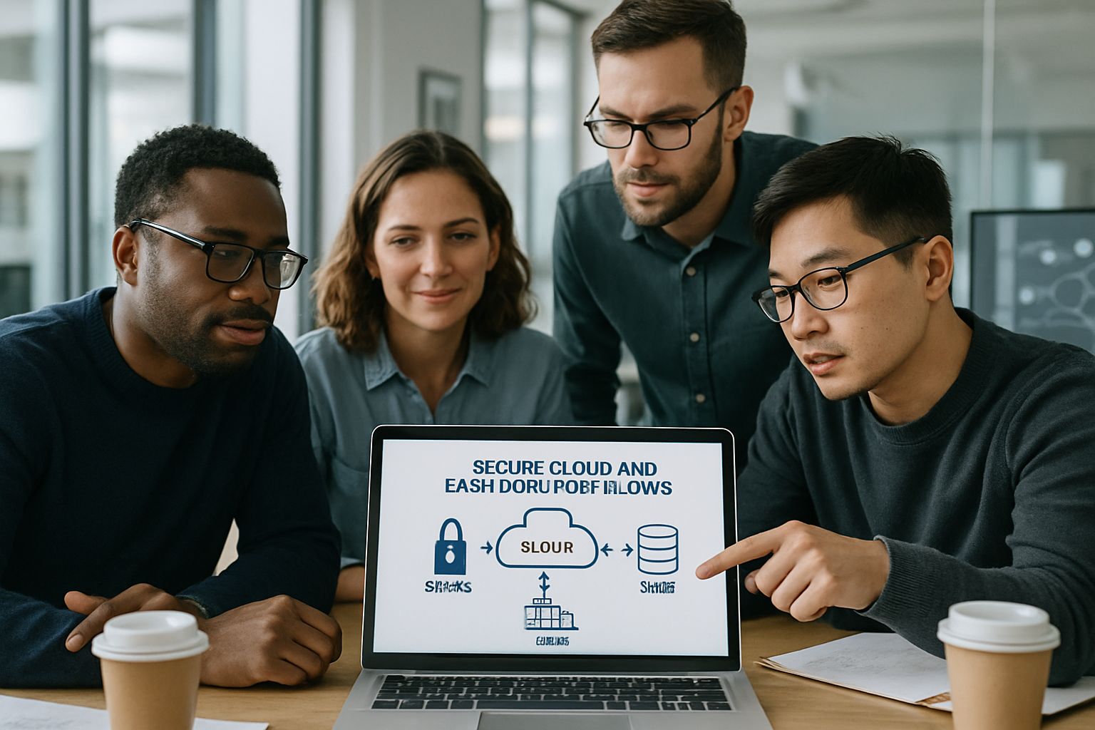 Hybrid AI Safeguards Enterprise Data
