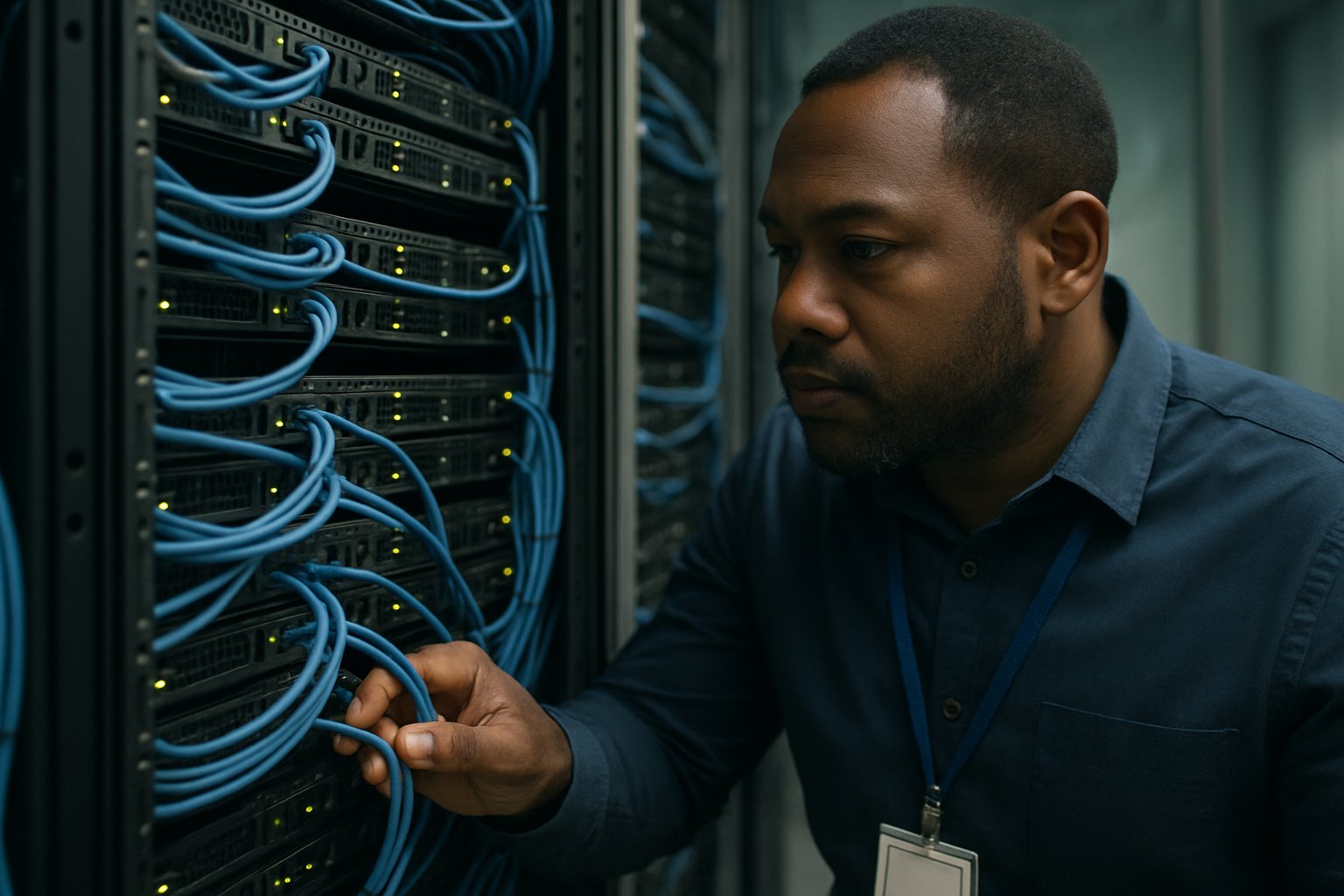 Secure data center setup for AI-Native Architecture deployment.