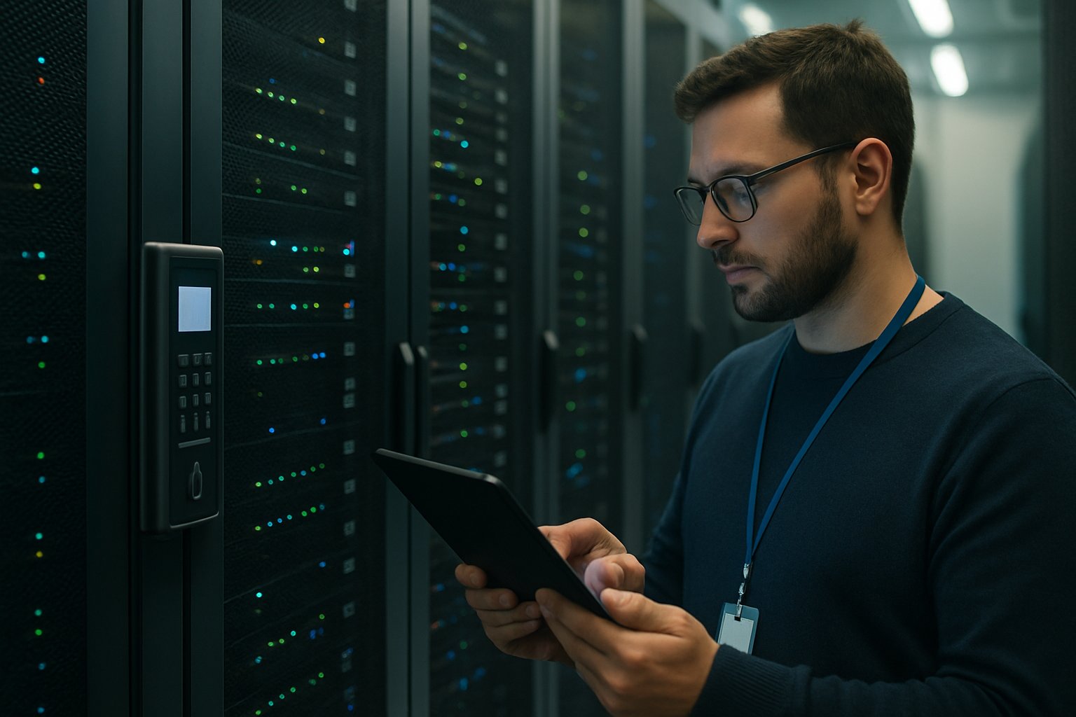 Secure data center with professional managing sovereign ai technology.